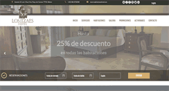 Desktop Screenshot of lositzaeshotel.com